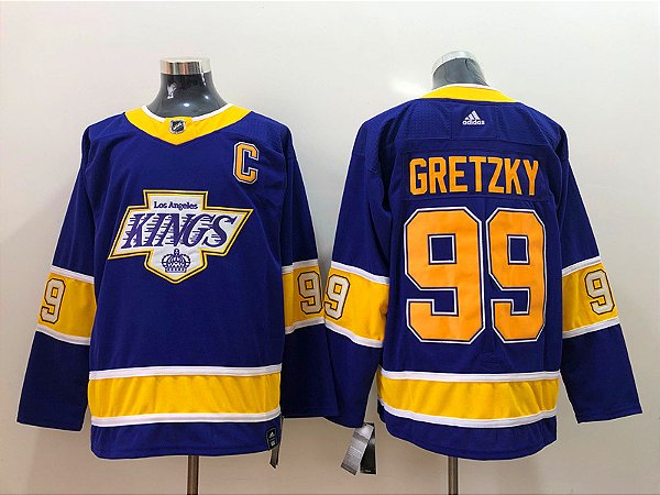 Camisa de Hockey NHL Los Angeles Kings - Gretzky 99