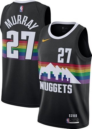 Camisas de Basquete Denver Nuggets - City Edition - 15 Jokic, 27 Murray