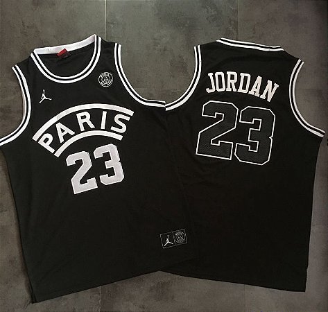 Camisa de Basquete Especial PSG x Jordan -23 Michael Jordan