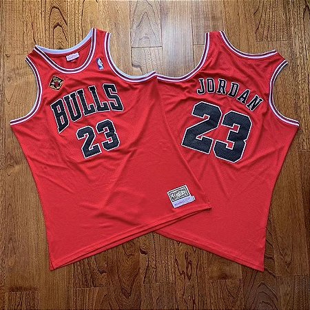 Camisa de Basquete Chicago Bulls Especial 20 Anos 1993 / 2013 Hardwood Classics M&N - 23 Michael Jordan