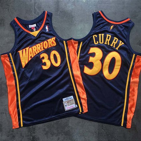 Camisa de Basquete Golden State Warriors 2009/10 Hardwood Classics M&N - 30 Stephen Curry