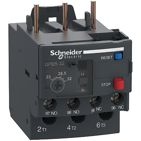 DPER32 Relé Térmico de 23-32A Schneider para acoplamento direto em LC1D32 Schneider 0924