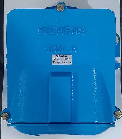 Tomada Industrial Blindada 3 polos + Terra 100A 5ULO115 SIEMENS