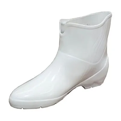 Bota de PVC Pat Sebastiana Cano Curto Branca