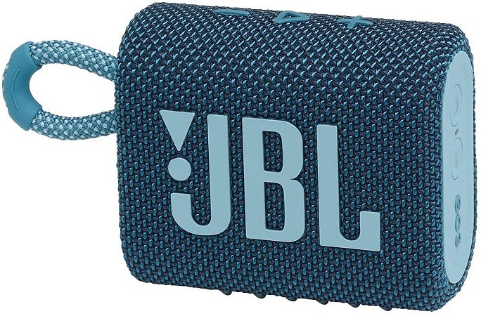 Caixa de Som Portátil Bluetooth JBL GO 3 Azul