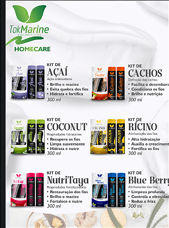 Kits Hidratação Tok Marine