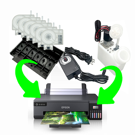 Kit Básico Adaptação DTF para L18050/L8050