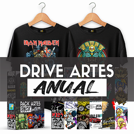 Assinatura de Artes DTF Transfer - Deseart – Acesso Diário ao Drive + Grupo Exclusivo - Anual