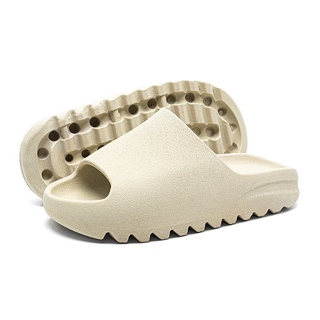 Chinelo Cloud – Aumenta Altura 4cm – Masculino – Eleva Cor:Creme;Tamanho:35/36