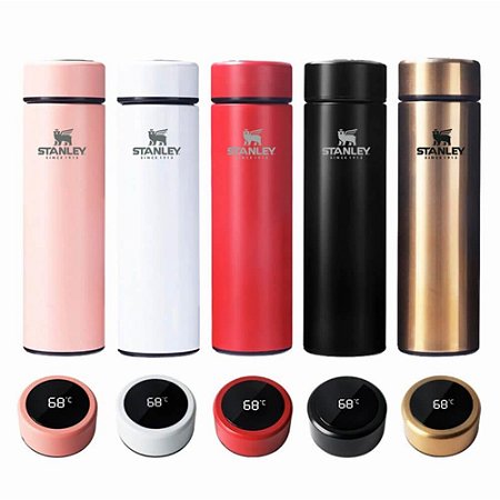 Garrafa Térmica Com Visor De Temperatura