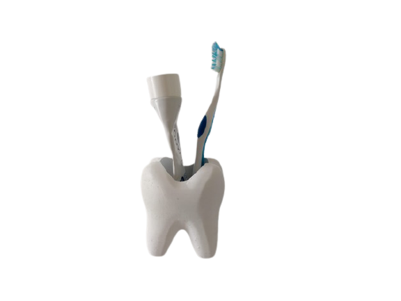 Porta Escova de dente em Formato De Dente Diversão Decoração