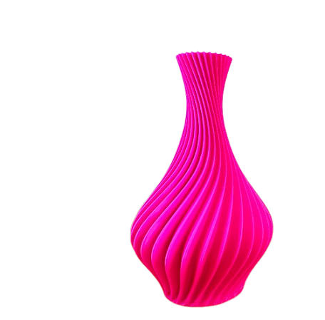Vaso Plantas Modelo Espiral Rosa - Jarro Decoração 15CM