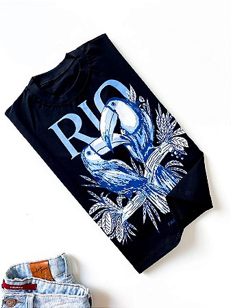 T- Shirt Cropped Estampas Tropical Ref. 809