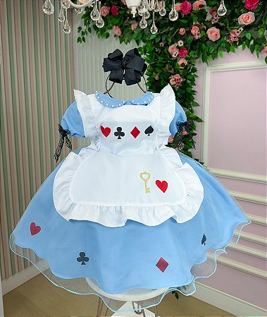 Vestido Princesa Belli Alice no Pais das Maravilhas