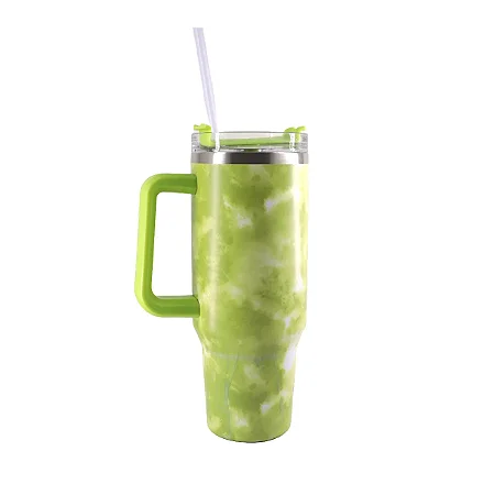 Copo CanudoTérmico 1200ml Marmorizado