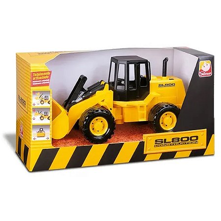 Máquina Carregadeira Trator SL800Infantil Escavadeira