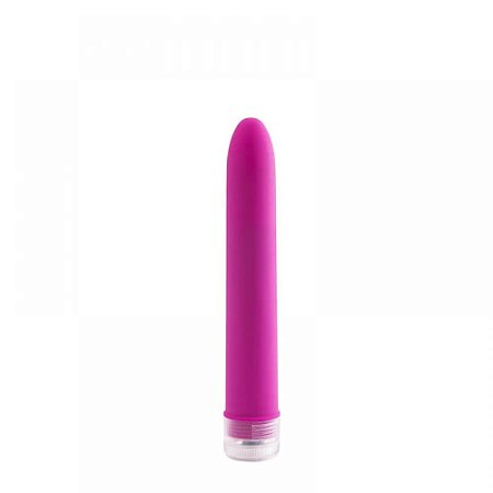 Vibrador Personal Com Textura Aveludada 17cm x 2,8cm - Pink