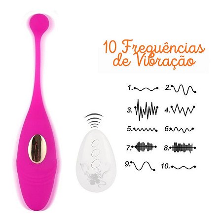 Vibrador Ovo Para Mulheres Controle Remoto Sem Fio