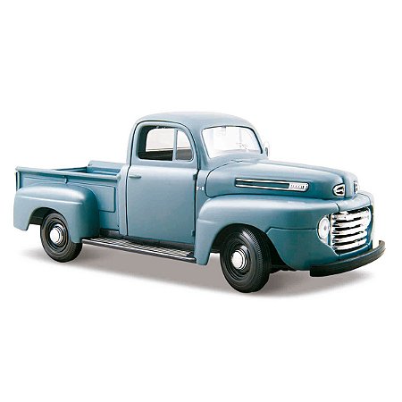 Miniatura Colecionável Ford F-1 Pick-Up 1948 Cinza 1/25 Maisto