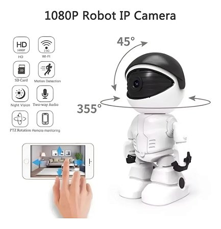 Câmera IT Blue Astronauta Visão Noturna 360º WiFi SC-B11