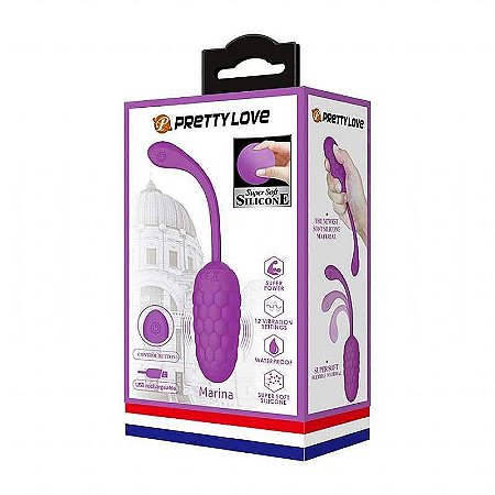 Bullet Marina c/ 12 Níveis diferentes de Vibração Texturizado - PRETTY LOVE