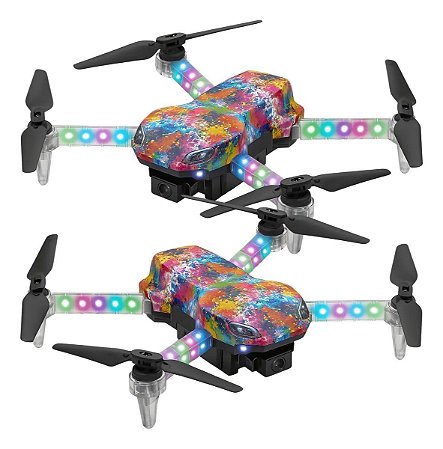 Drone Câmera Dupla HD 2 Baterias Rotação 360º LordTec D5Pro