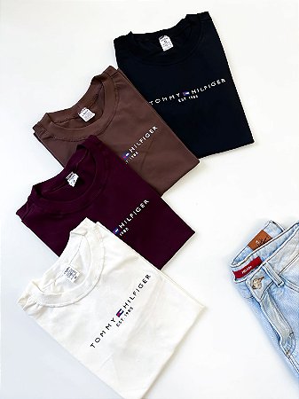 T-Shirt Feminina Estampada Tommy Ref. 200