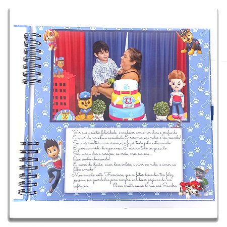 Personalize a 1a folha do álbum