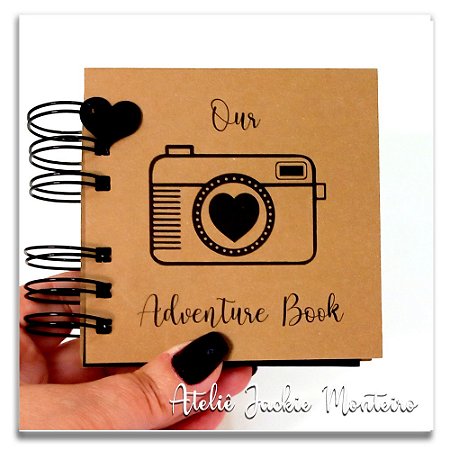 Mini Álbum Polaroid Our Adventure Book - Ateliê Jackie Monteiro