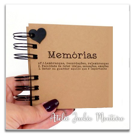 Mini Álbum Polaroid Memórias - Ateliê Jackie Monteiro