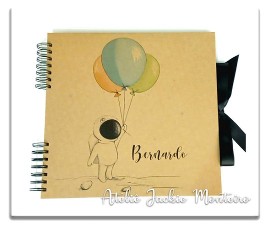 Álbum de Fotos e Scrapbooking Kraft Astronauta 2 G