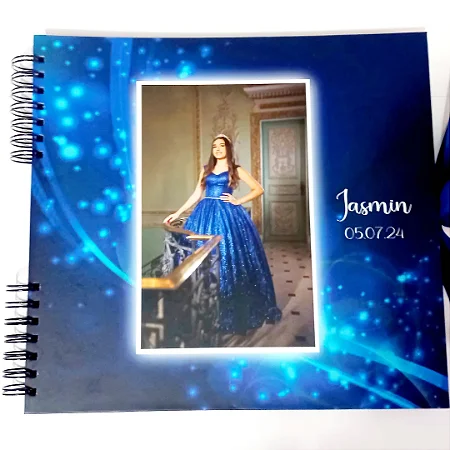 Álbum/Guestbook Debutante Foto Capa G