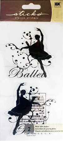 Adesivo Silhouette Bailarinas