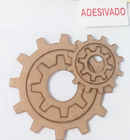 Chipboard adesivado Kit Engrenagem