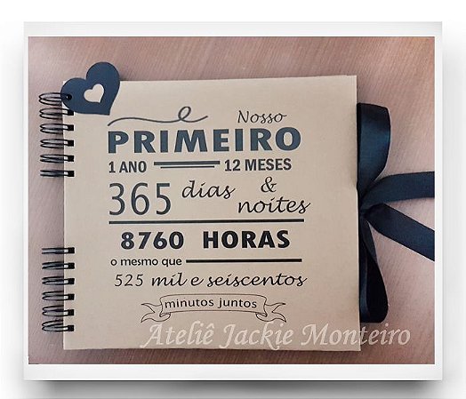 Álbum de Fotos e Scrapbooking Amor Anos