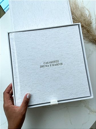 Caixa + álbum (revestimento em tecido)