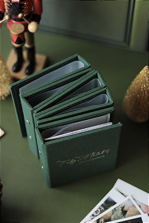 5 álbuns com plástico para fotos 15x21