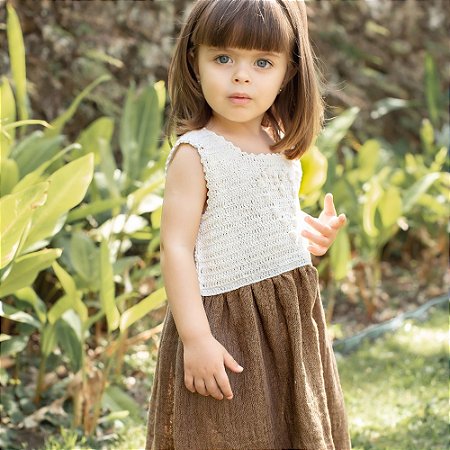 vestido crochê infantil algodão 1 a 2 anos, vestido de crochê infantil com  a linha princesinha para 2 anos - marazulseguros.com.br