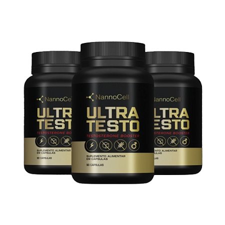Kit para 4 Meses - Ultra Testo - Booster de Testosterona