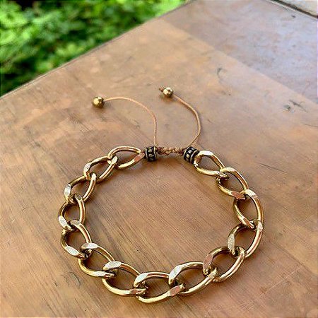 PULSEIRA CORRENTE BÁSICA DOURADA
