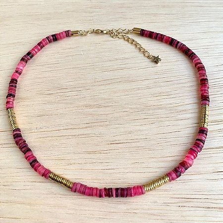 COLAR SHELL MARSALA