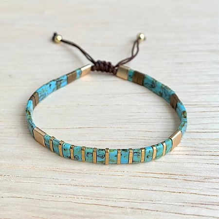 PULSEIRA MIYUKI TILA LISTRA TURQUESA