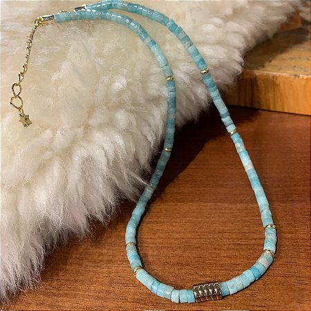COLAR AQUAMARINE