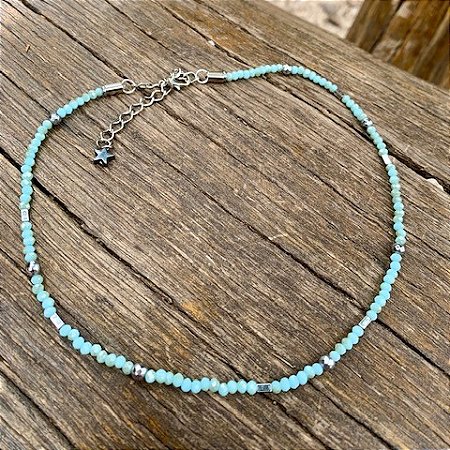 Colar Candy Azul Claro