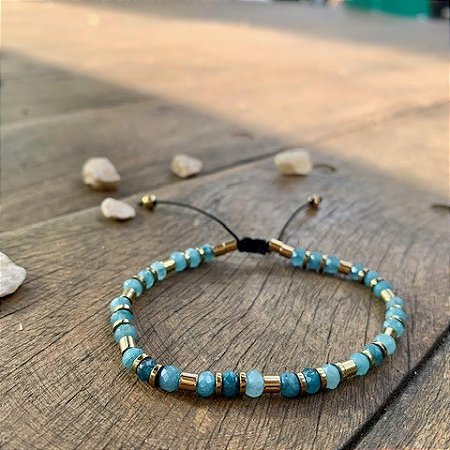 PULSEIRA JADE AZUL CLARO