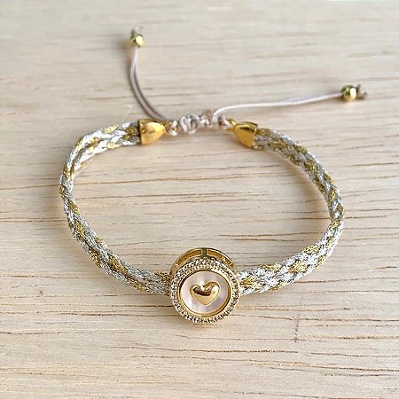 PULSEIRA CORDÃO MARROQUINO CORAÇÃO