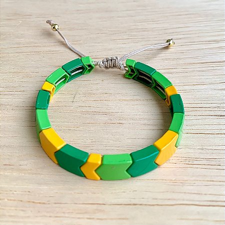 Pulseira Seleção Esmaltada