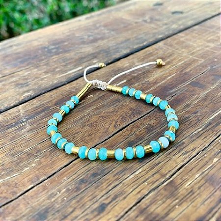 PULSEIRA JADE TURQUESA