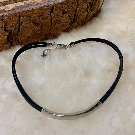 COLAR CHOKER SLYN PRATEADO