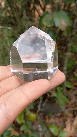 Ponta de cristal Transparente Polida Extra